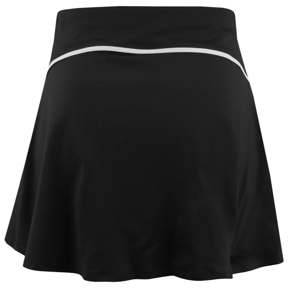 Sofibella Women's Monochrome 14" High Waist Skirt - Black/White