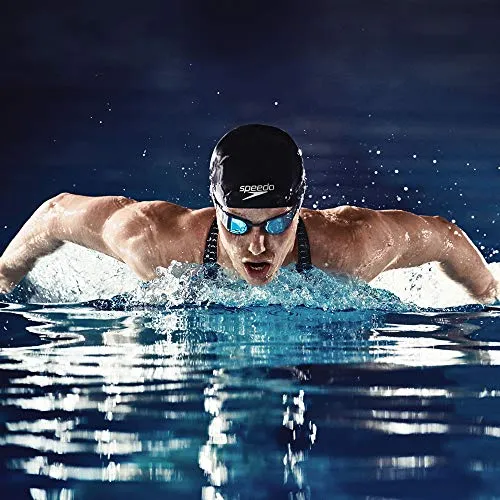 Speedo Unisex-Adult Swim Cap Silicone Aqua V