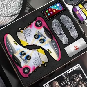 SpinFlex Rotating Sports Shoes: Rotating Button Sports Shoes – High Top, Breathable, Shock Absorption, Casual Couple Shoes