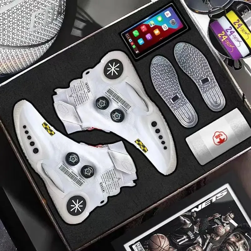 SpinFlex Rotating Sports Shoes: Rotating Button Sports Shoes – High Top, Breathable, Shock Absorption, Casual Couple Shoes