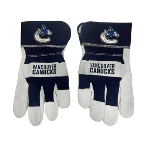 Sports Vault NHL Work Gloves - Vancouver Canucks