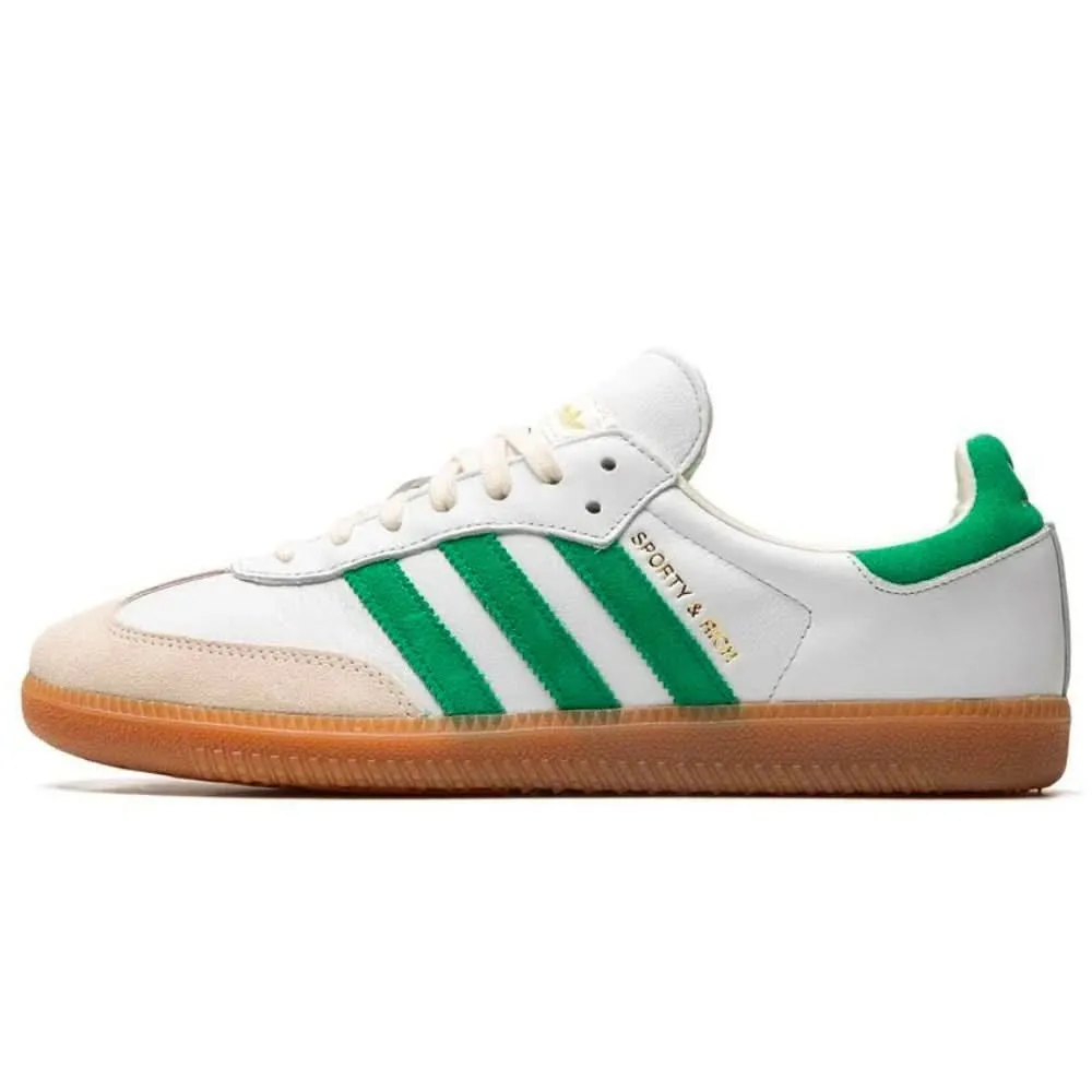 Sporty & Rich x Adidas Samba OG 'White Green'