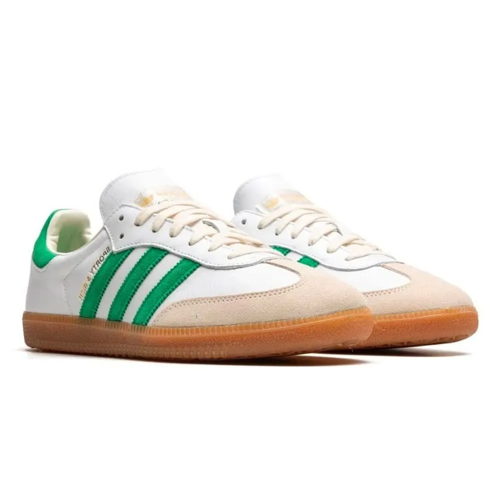 Sporty & Rich x Adidas Samba OG 'White Green'
