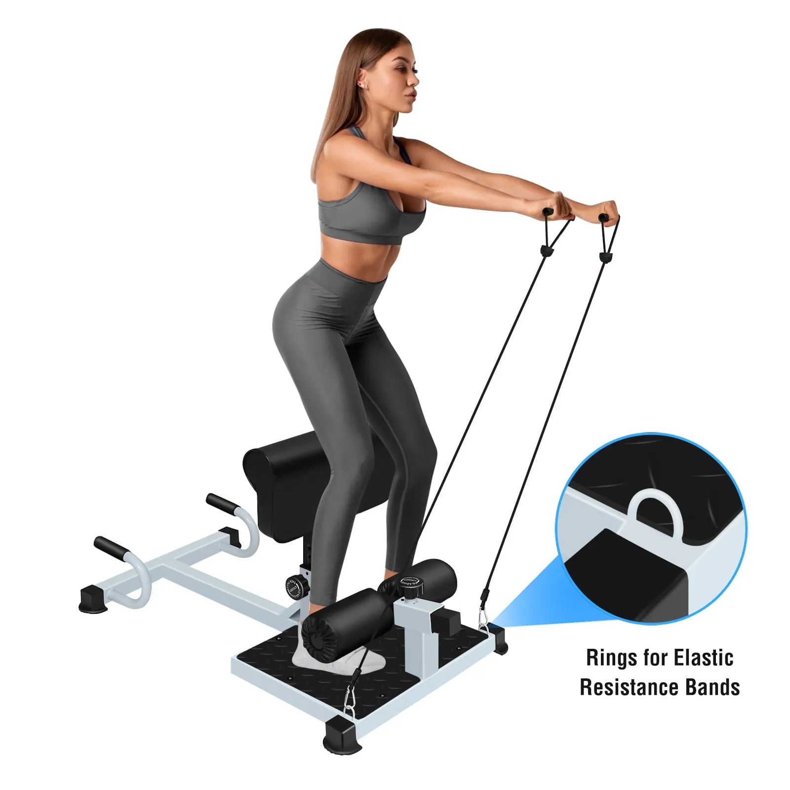 Squat Bench Workout Station Leg Exercise Machine
