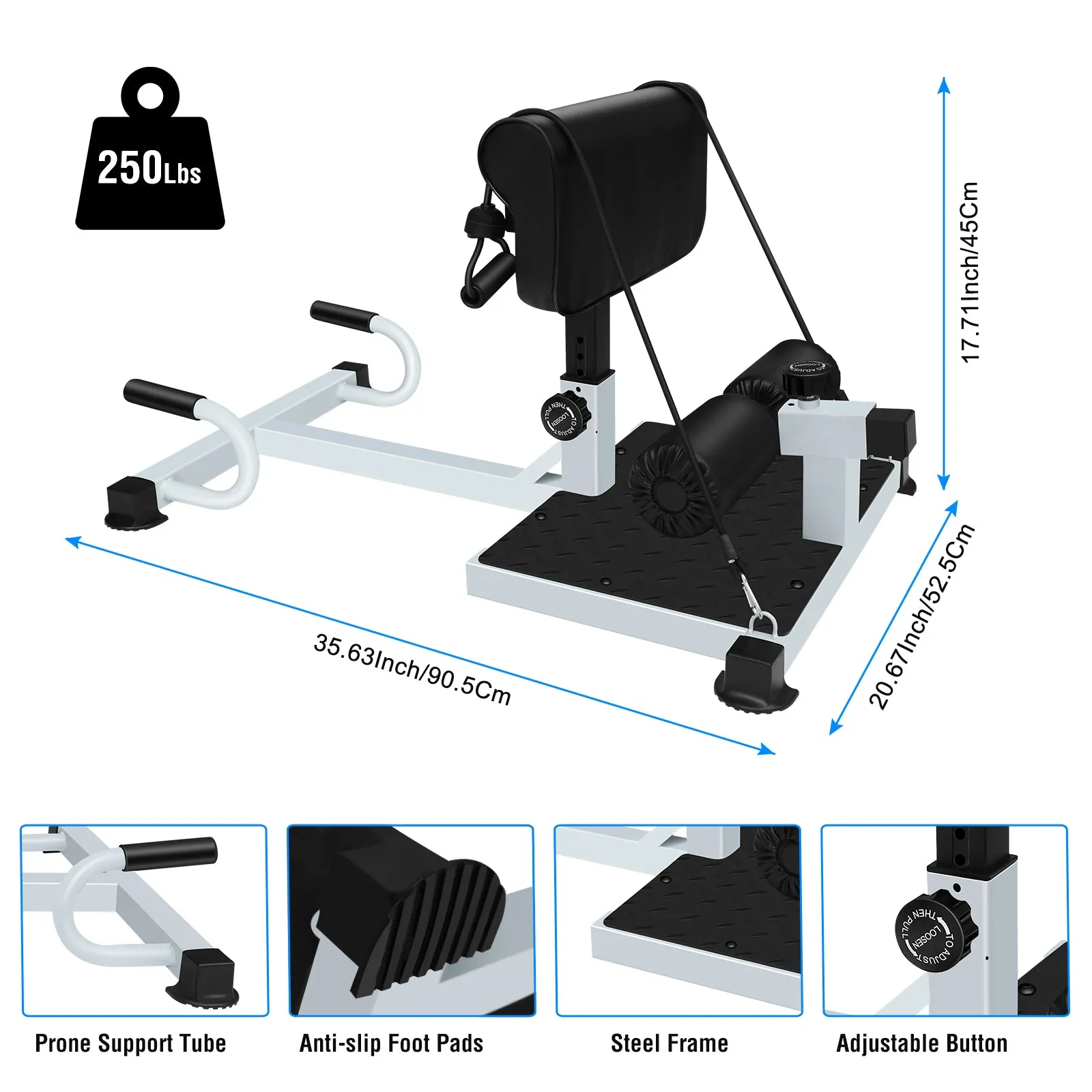 Squat Bench Workout Station Leg Exercise Machine