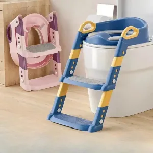 Stepped Children's Toilet | Foldable Potty Training Ladder for Kids