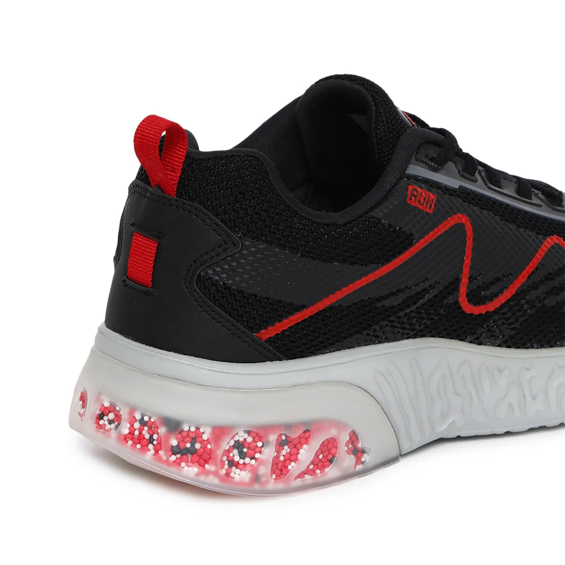 Stimulus FBSTG6003AP Black Comfortable Daily Outdoor Sports Shoes For Men