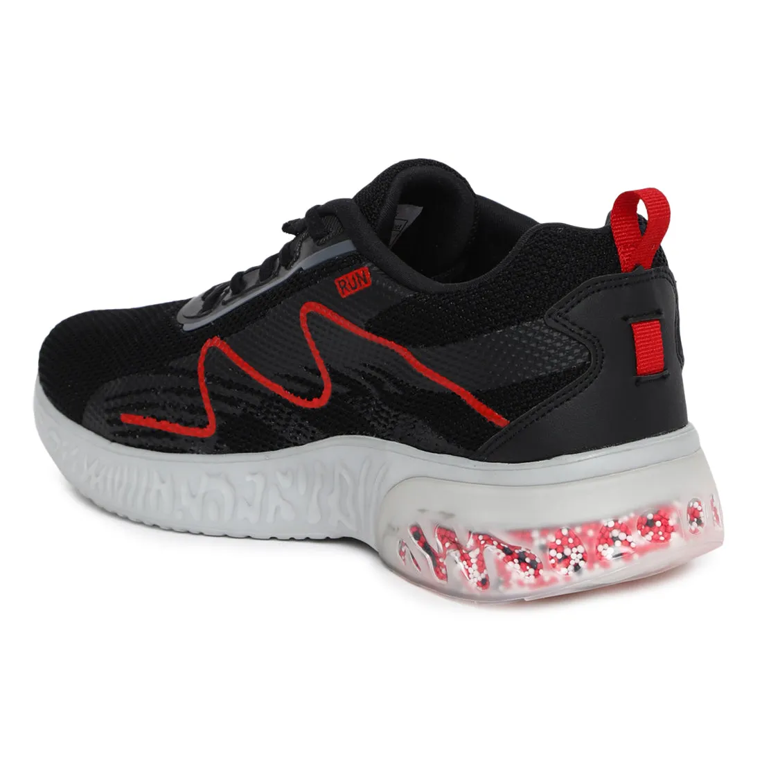 Stimulus FBSTG6003AP Black Comfortable Daily Outdoor Sports Shoes For Men