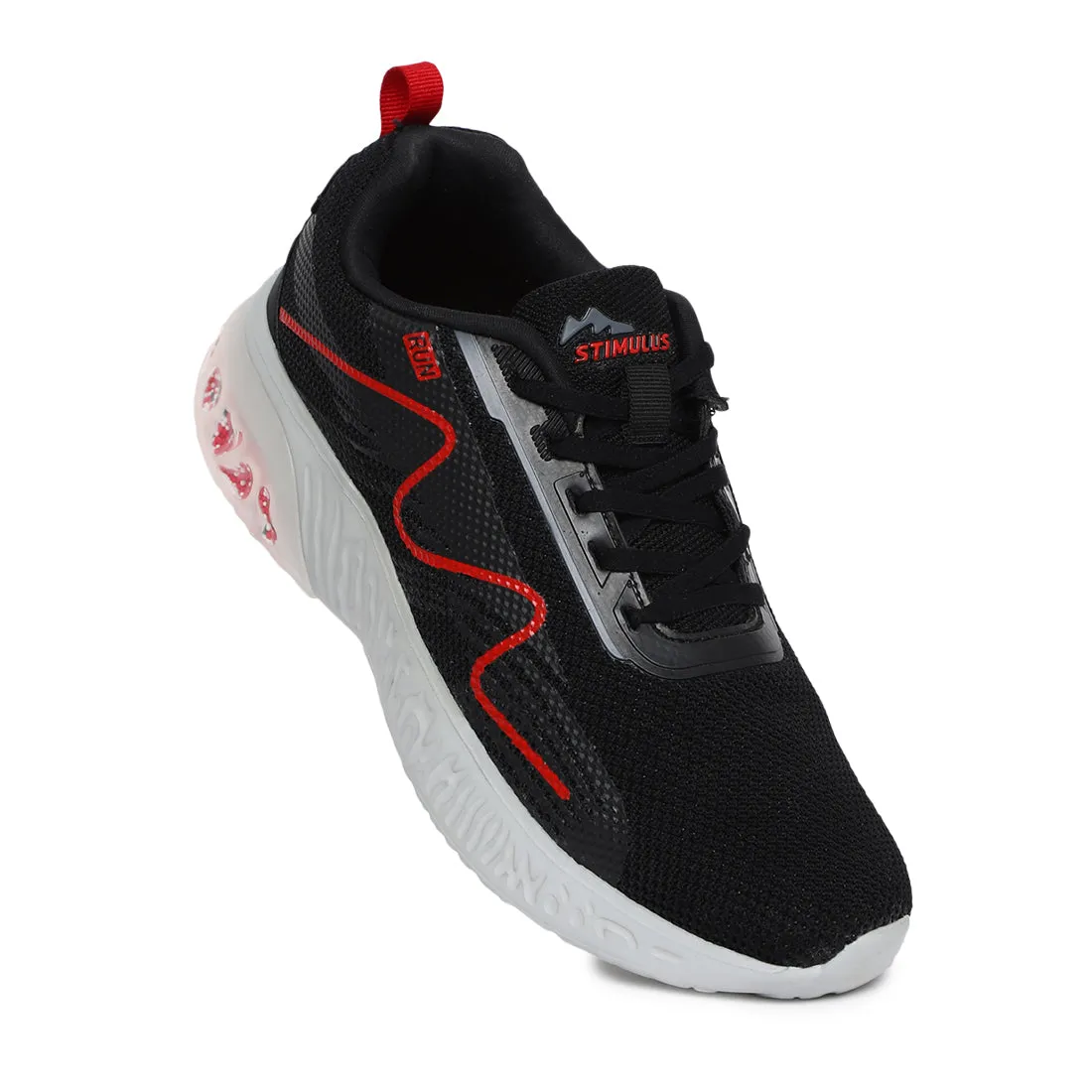Stimulus FBSTG6003AP Black Comfortable Daily Outdoor Sports Shoes For Men