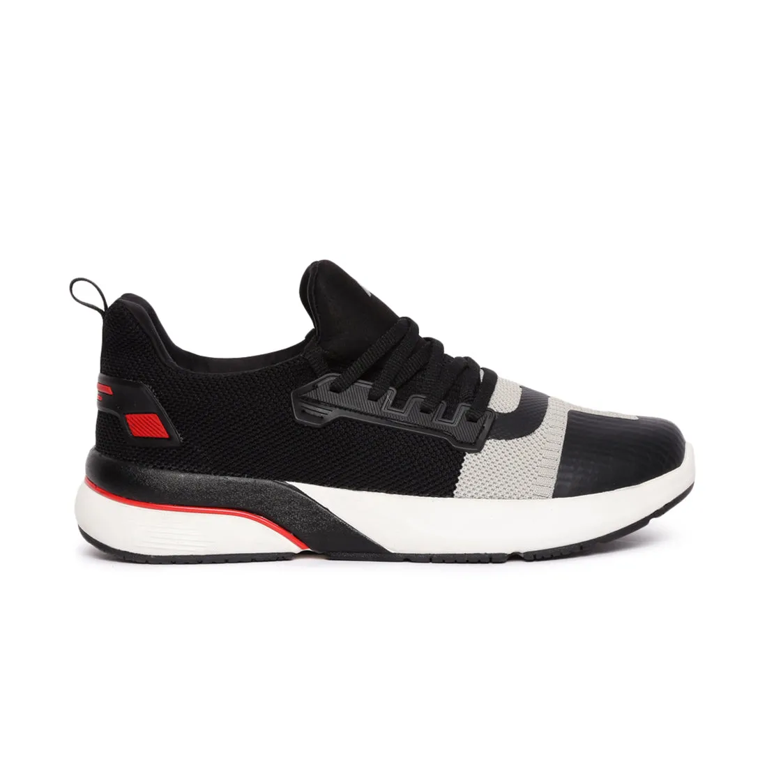 Stimulus FBSTG6014A Black And Grey Comfortable Daily Outdoor Sports Shoes For Men