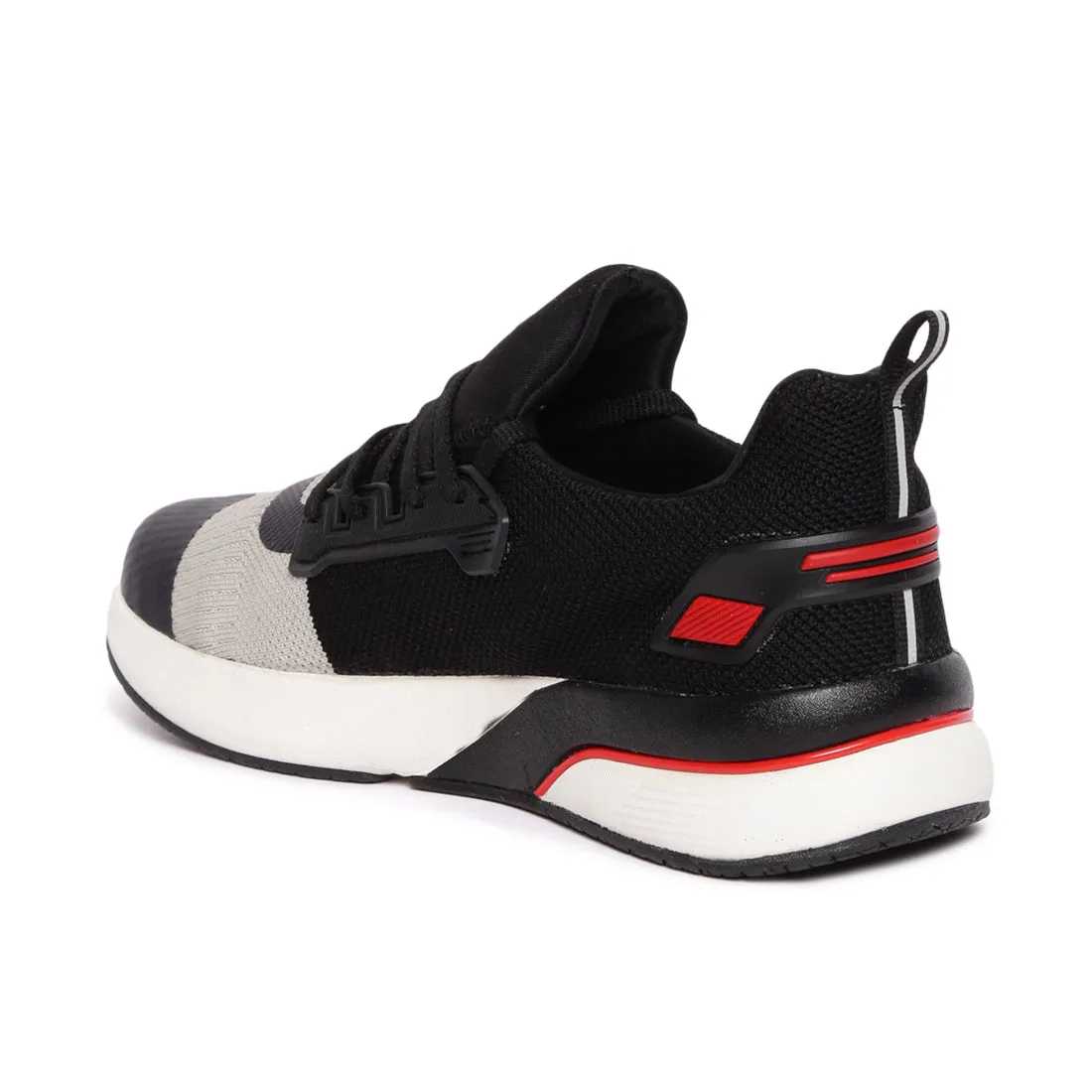 Stimulus FBSTG6014A Black And Grey Comfortable Daily Outdoor Sports Shoes For Men