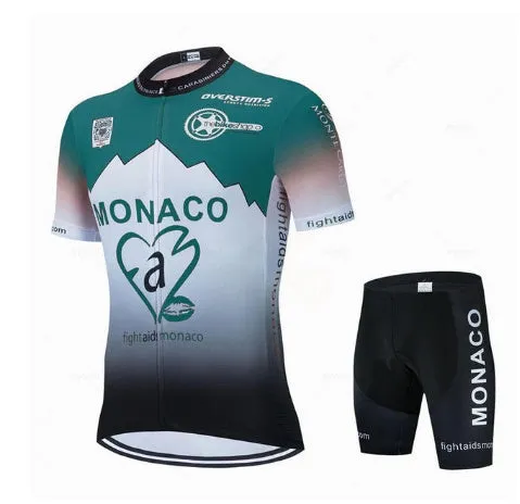 Summer Short-sleeved Suspender Cycling Suit Suit Mountain Biking Road Bike