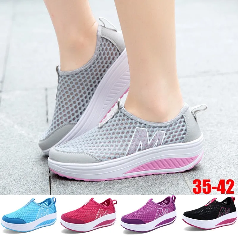 Summer Women Fitness Training Free Lazy Sports Shoes