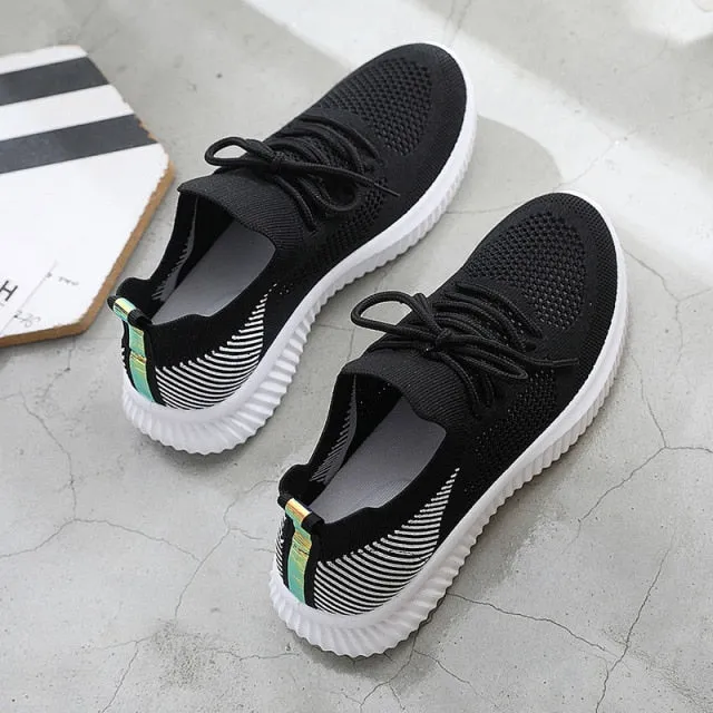 Summer Women Shoes Mesh Light Breathable Women Sneakers Flats