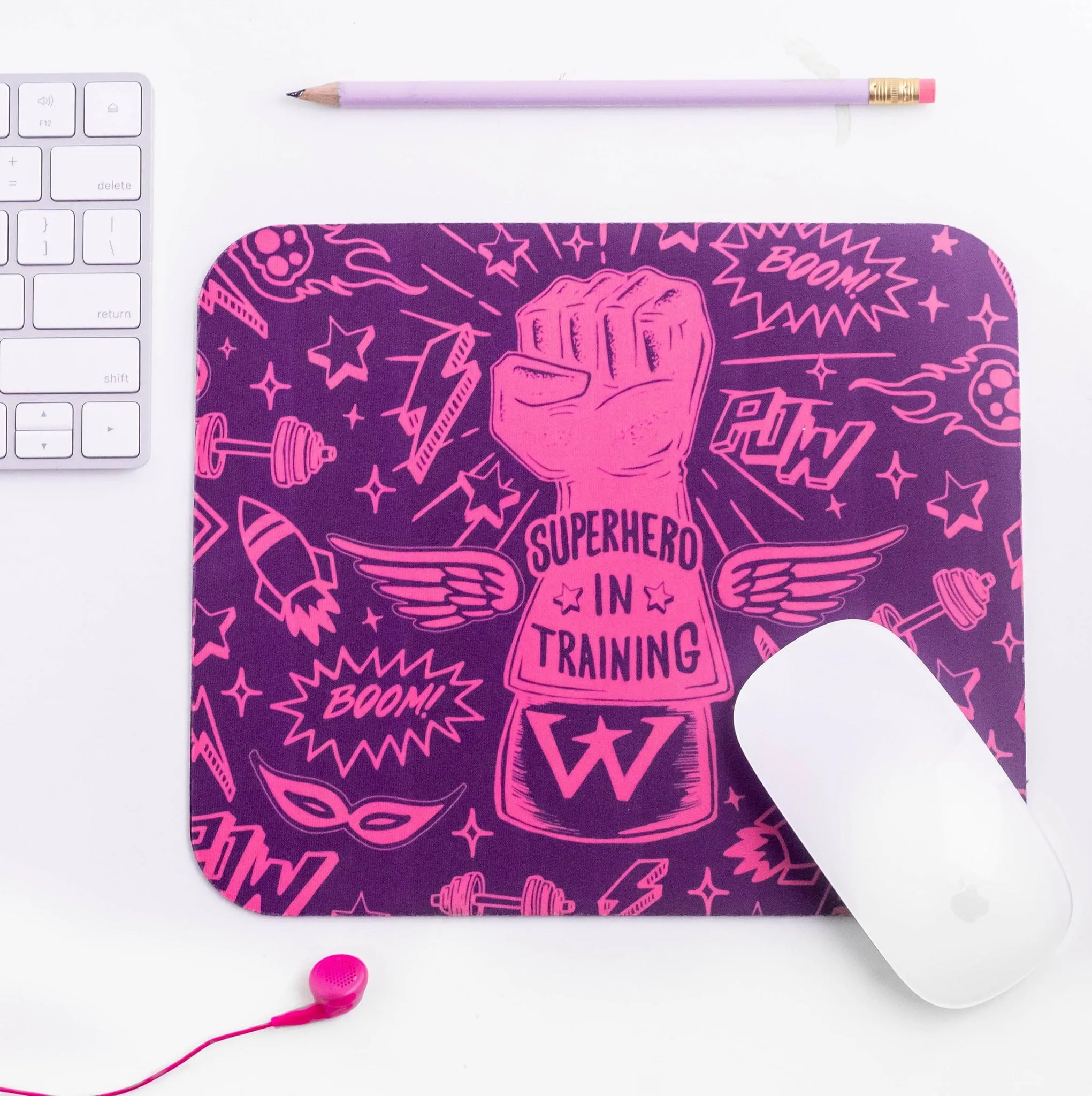 Superhero In Training Kids Mouse Pad