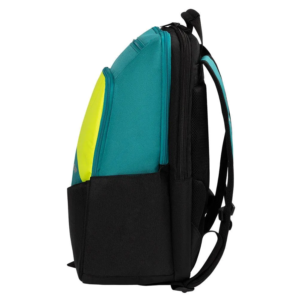 SX Performance Tennis Backpack Teal and Black
