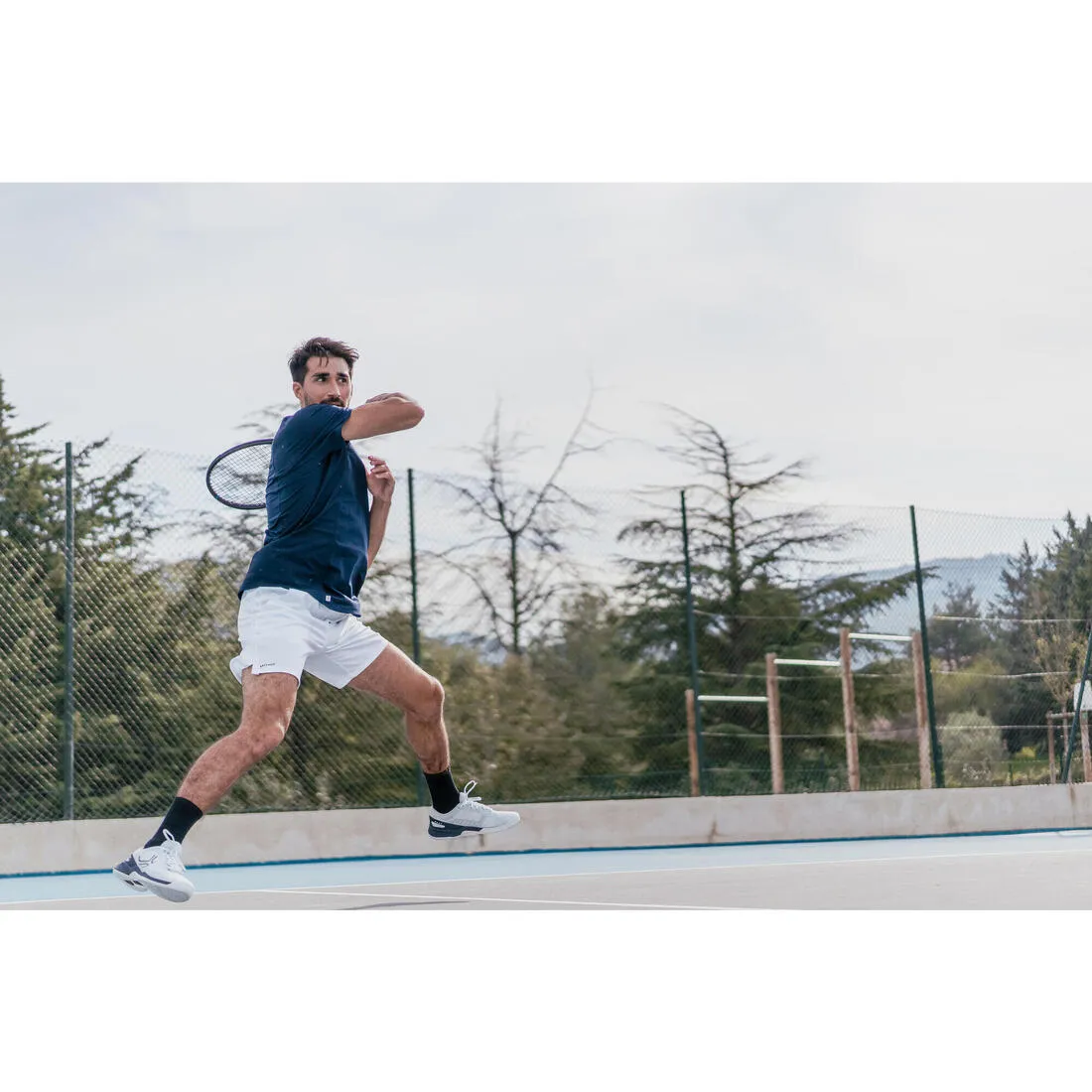 T-shirt tennis manches courtes homme - Artengo DRY Gaël Monfils