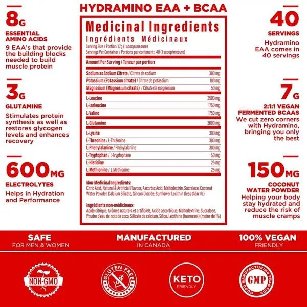 TC Nutrition Hydramino, 40 Servings