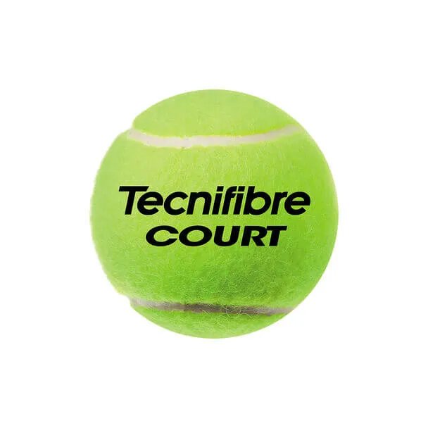 Tecnifibre Court Tennis Balls - Tube of 4