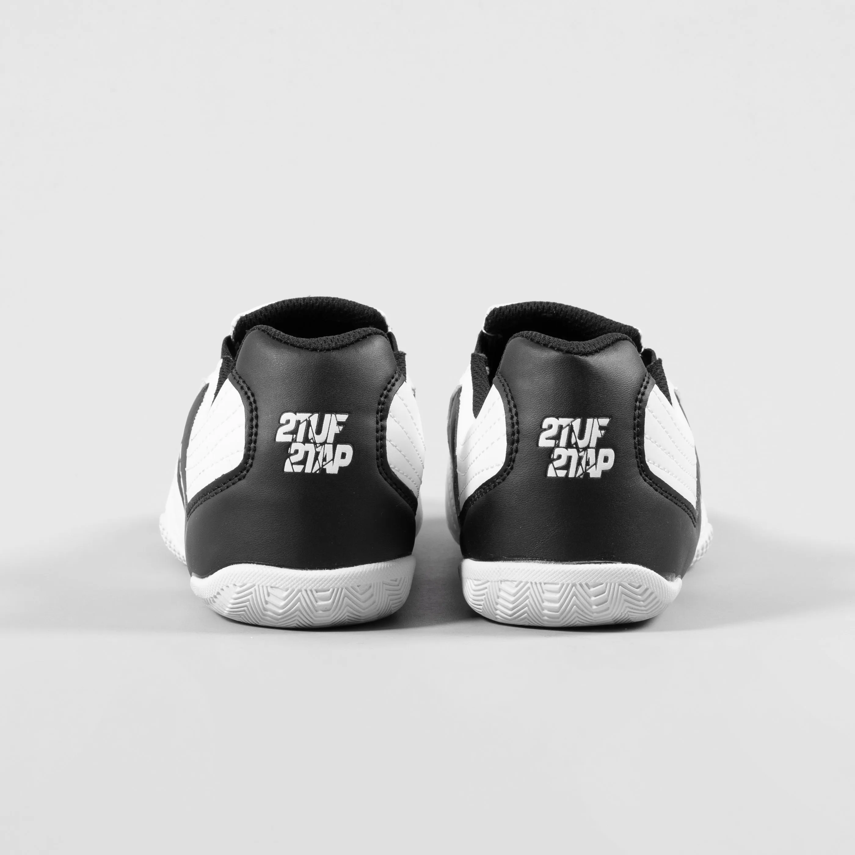 'Tempo' Taekwondo Training Shoes - White/Black - 2TUF2TAP