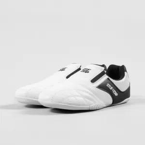 'Tempo' Taekwondo Training Shoes - White/Black - 2TUF2TAP