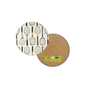 Tennis Racket Coasters (4x)