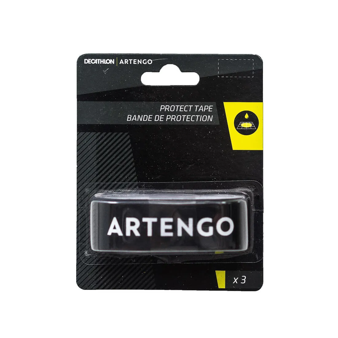 Tennis Racket Protection Tape 3-Pack - Black