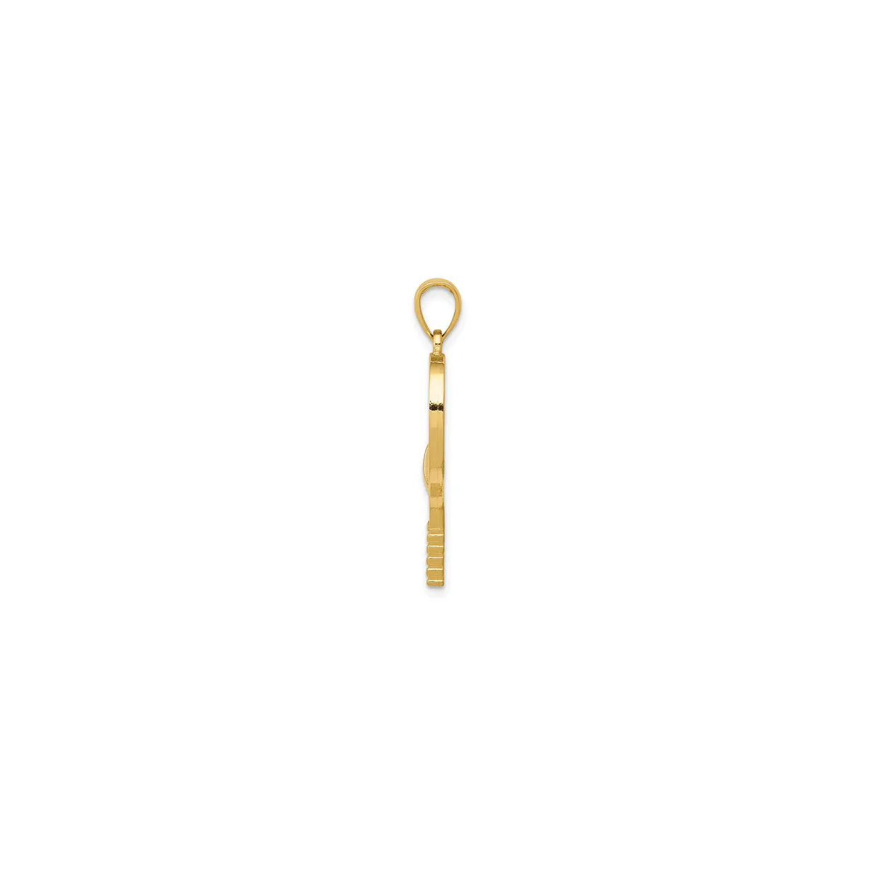 Tennis Racquet Pendant (14K)
