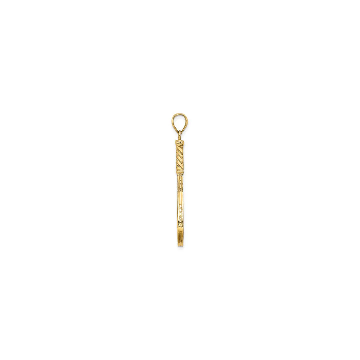 Tennis Racquet Pendant (14K)