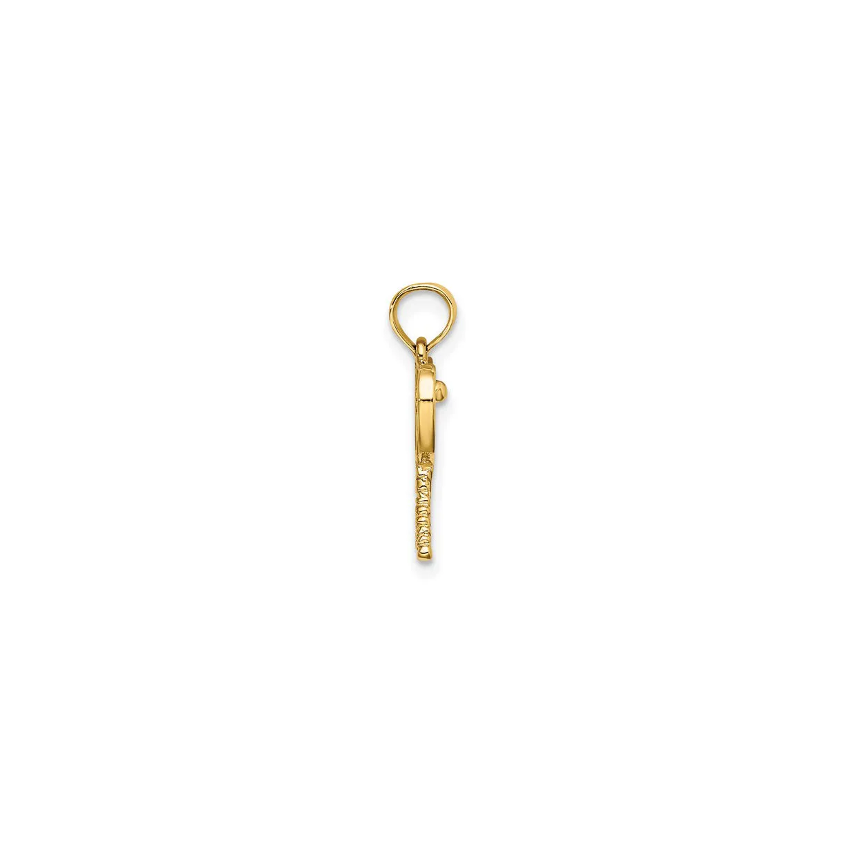 Tennis Racquets Pendant (14K)
