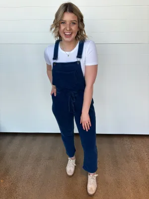 The Knit Denim Overalls