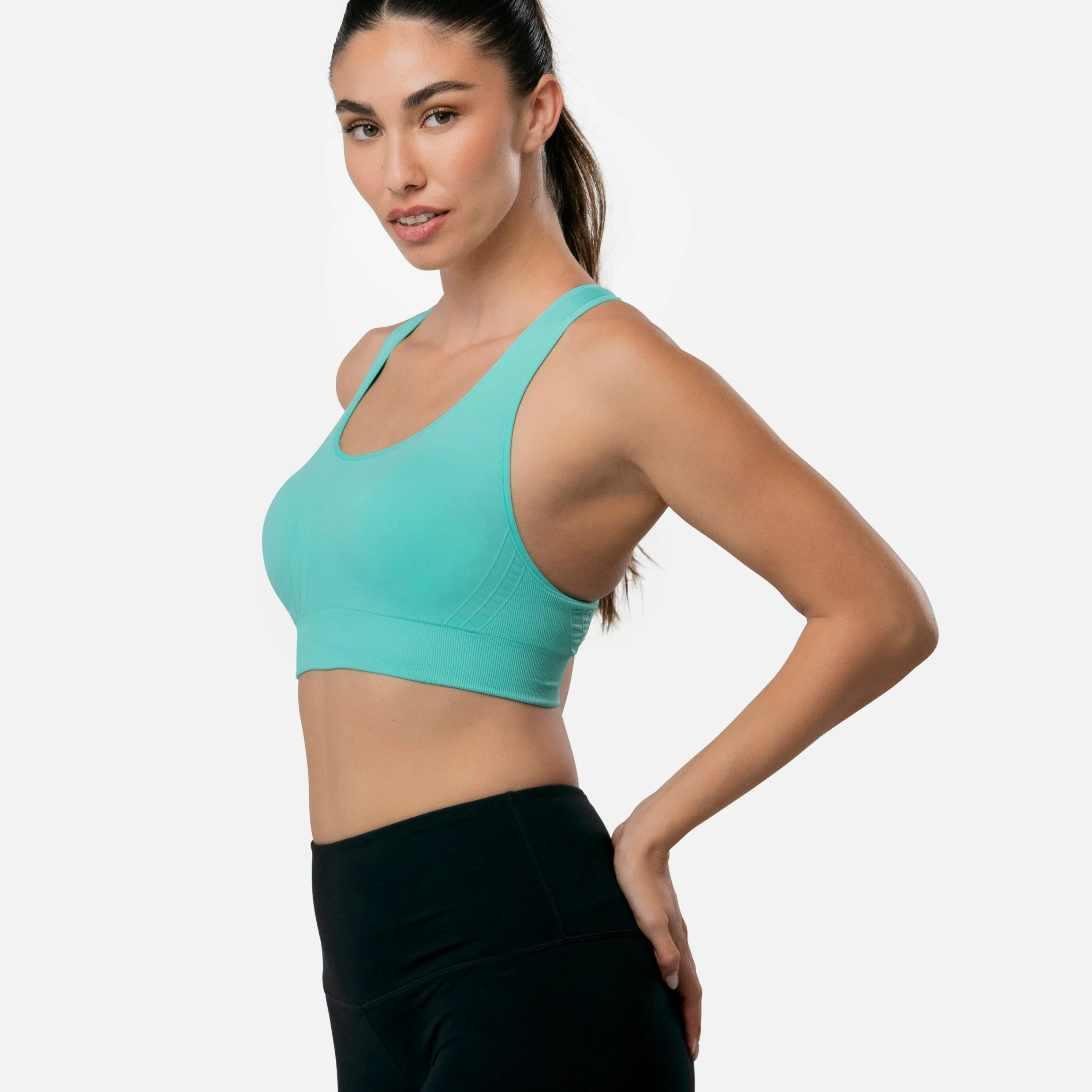 The Nowsunday Racerback Sports Bra (Sewn In Pads)