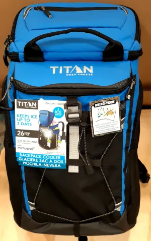 Titan cooler bag w/ ICE WALLS keeps 26 cans ice cold for 2 days FAST SHIPPING!