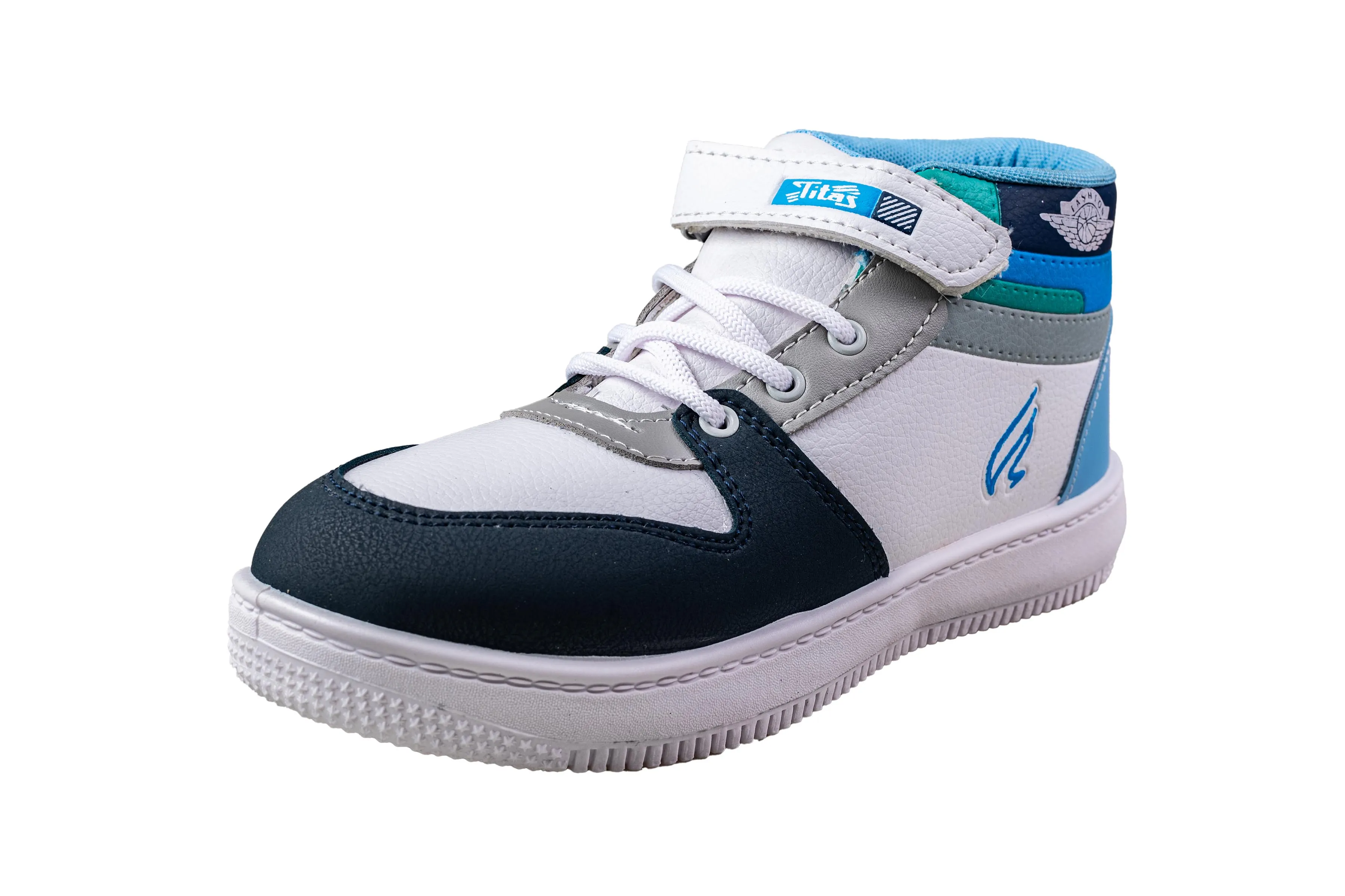 Titas Boys White / Sky Sports Shoe