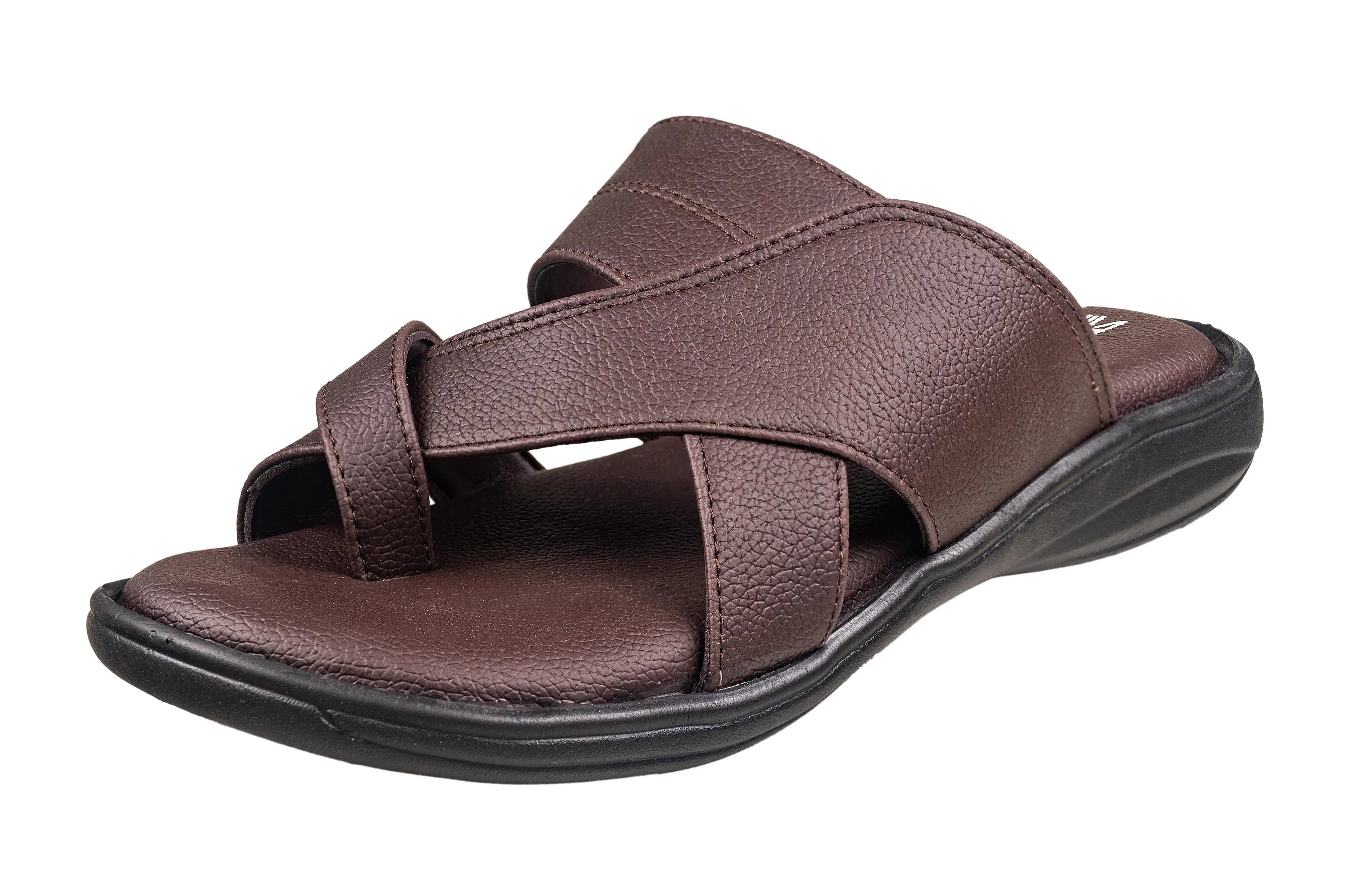 Titas Gents Brown Chappal