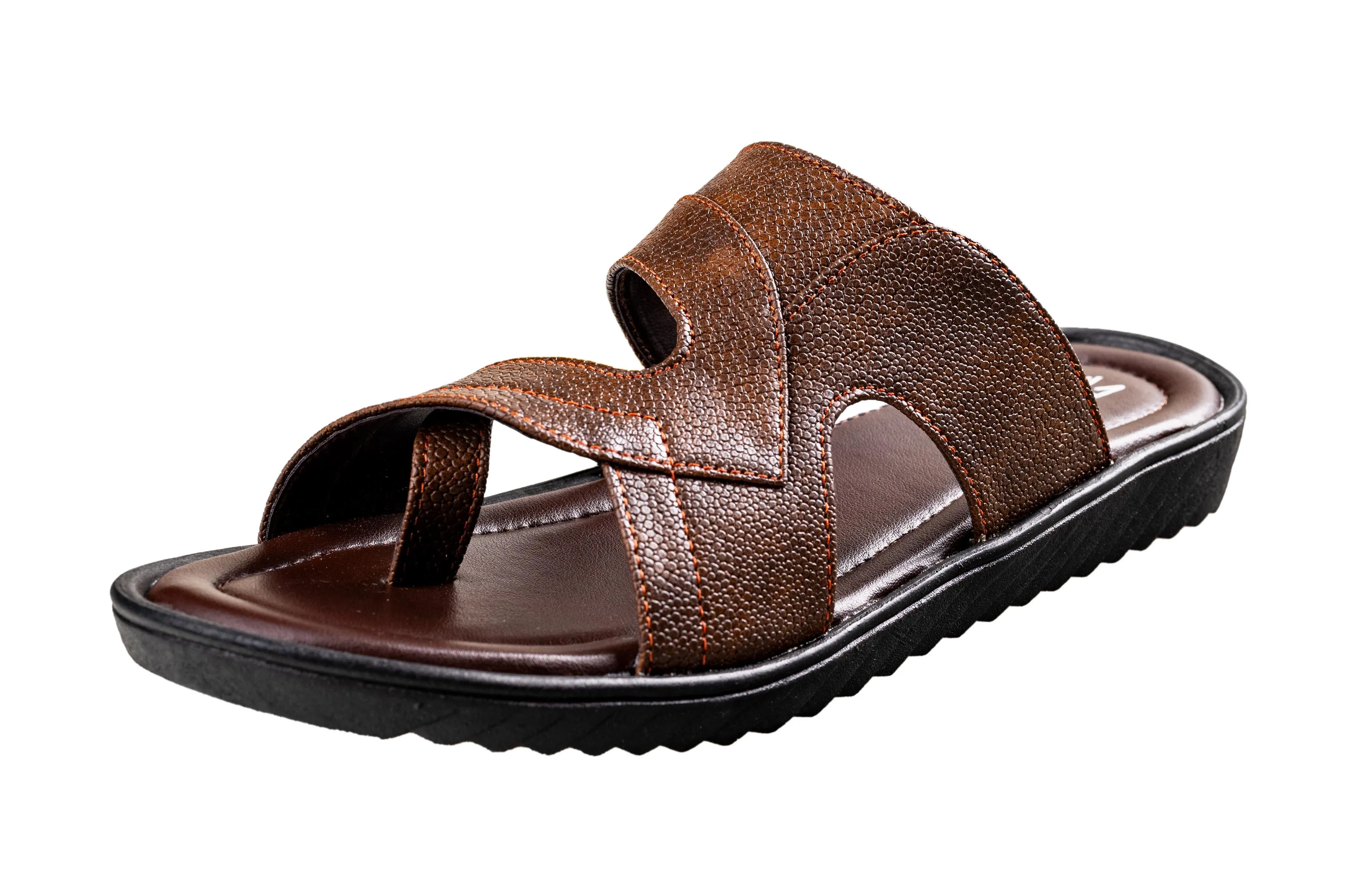 Titas Gents Brown Chappal