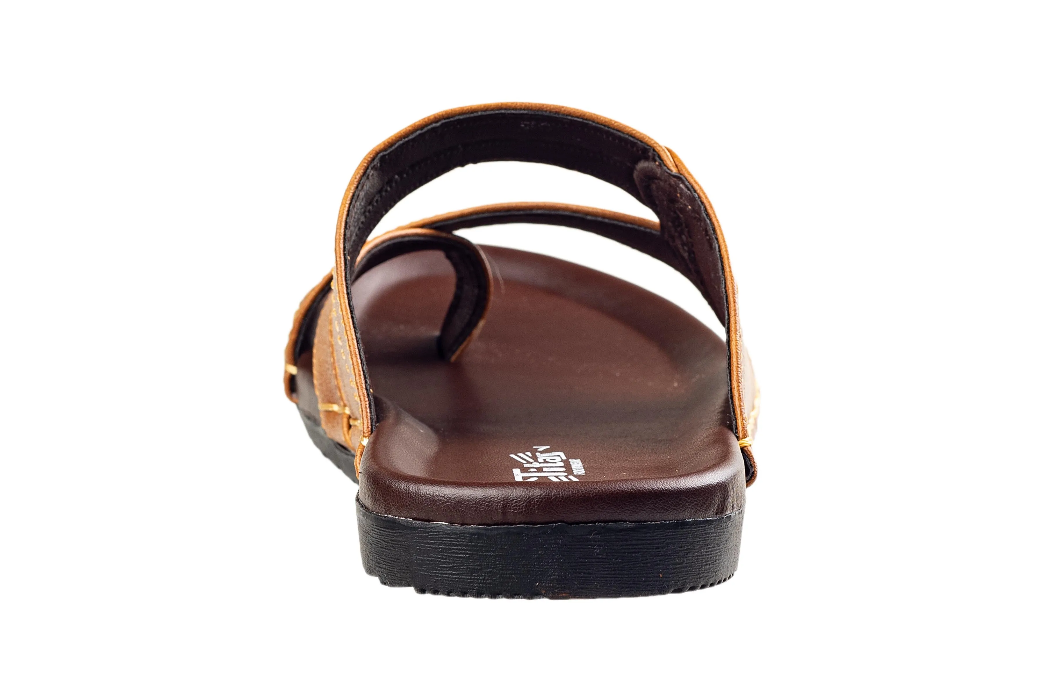 Titas Gents Tan / Brown Chappal