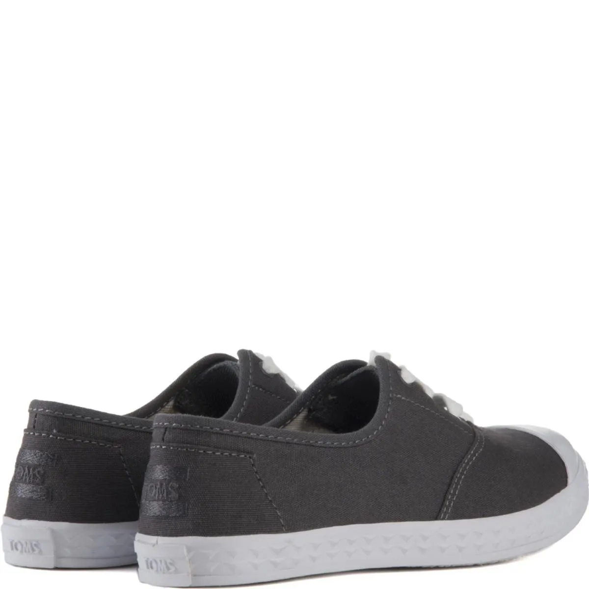 Toms for Kids: Zuma Grey Canvas Sneakers