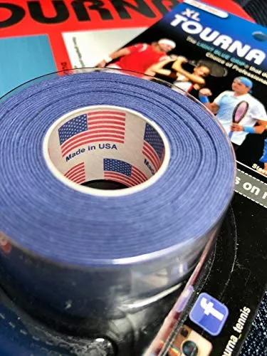 Tourna Grip XL Original Dry Feel Tennis Grip TG-1-XL , 3 Grips on Roll, Blue (99 cm x 29 mm)
