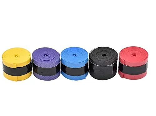 Toyshine Badminton Tennis Racket Overgrip for Anti Slip and Absorbent Grip - 4Pc, Multicolor - SSTP