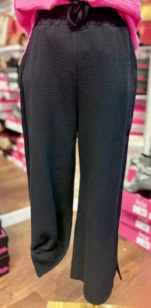 Tribal 2Way Black Pant