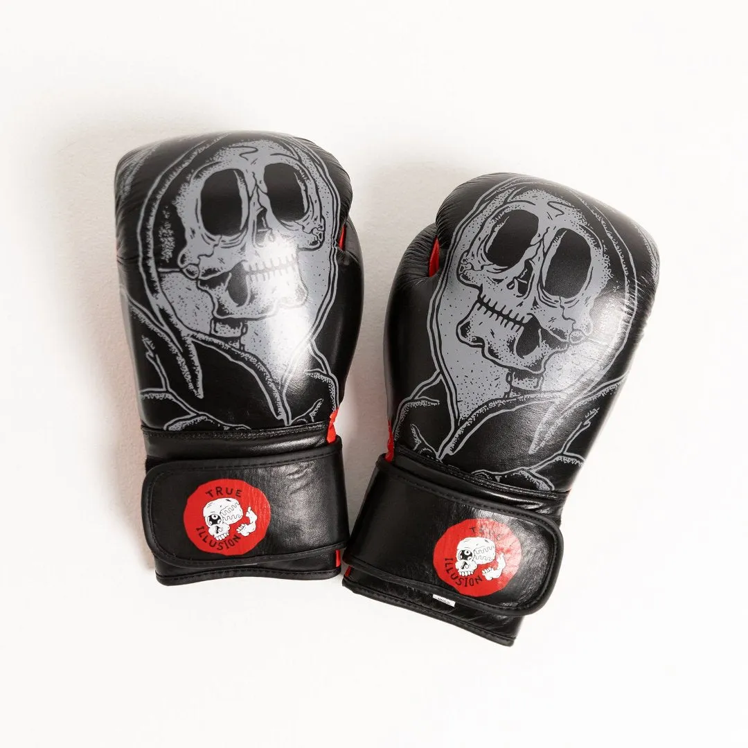 True Illusion Reaper Muay Thai / Boxing Gloves - 16oz - Leather