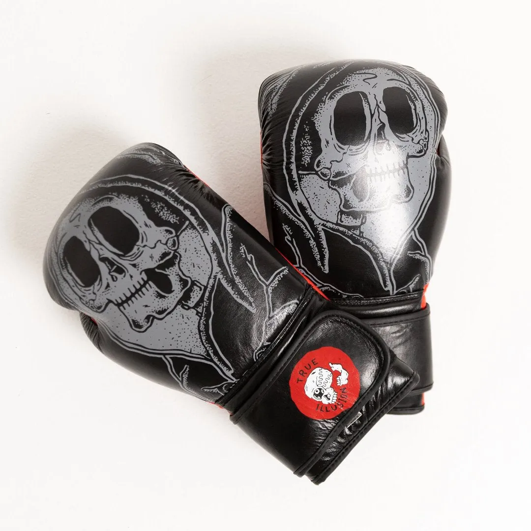 True Illusion Reaper Muay Thai / Boxing Gloves - 16oz - Leather