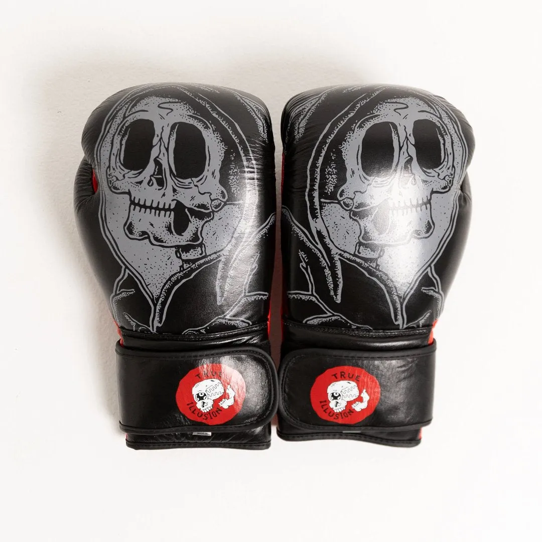 True Illusion Reaper Muay Thai / Boxing Gloves - 16oz - Leather