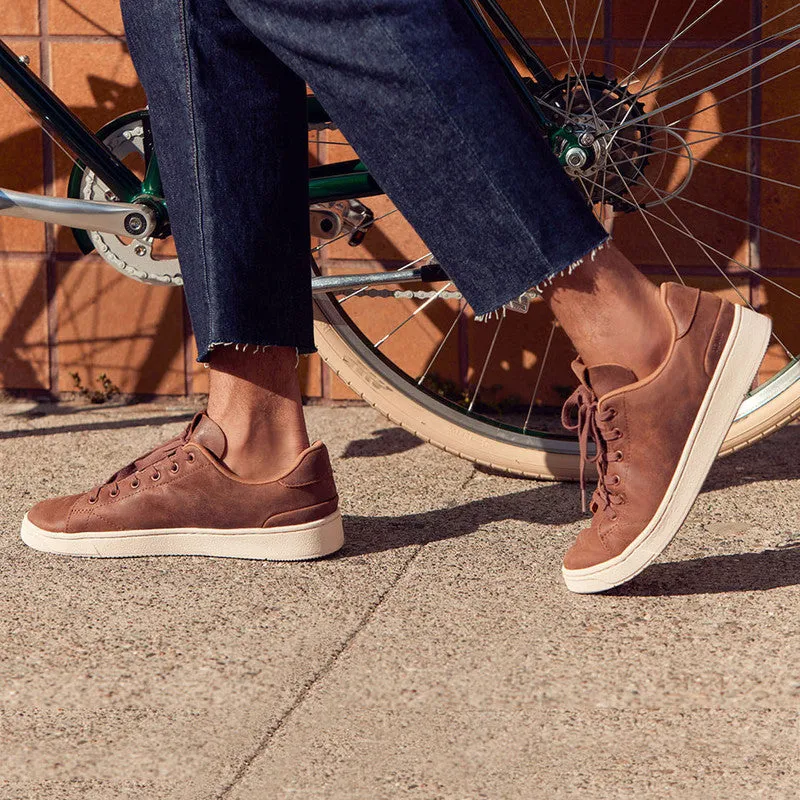 Trvl Lite Tan Leather Sneakers