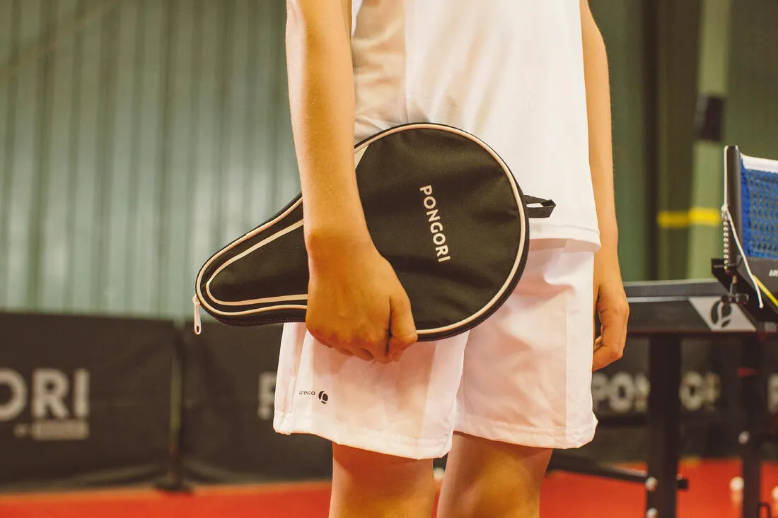 TTC 100 Table Tennis Bat Cover - Black
