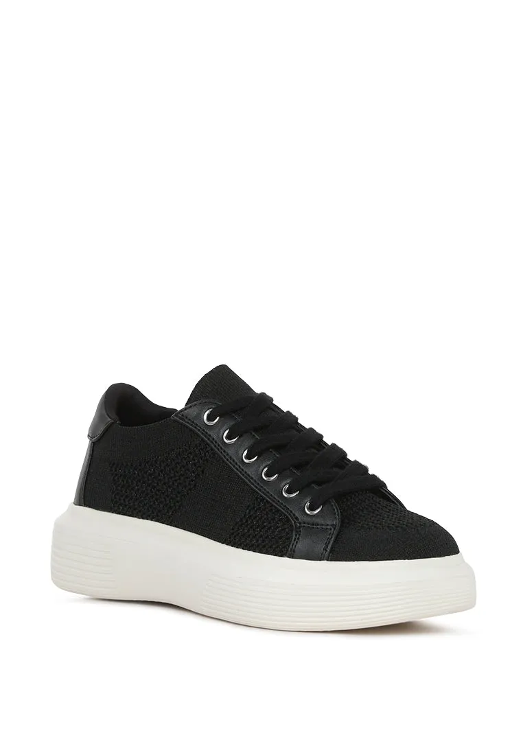 twink chunky sole mesh sneakers