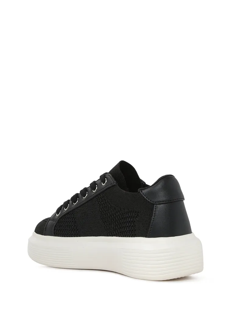 twink chunky sole mesh sneakers