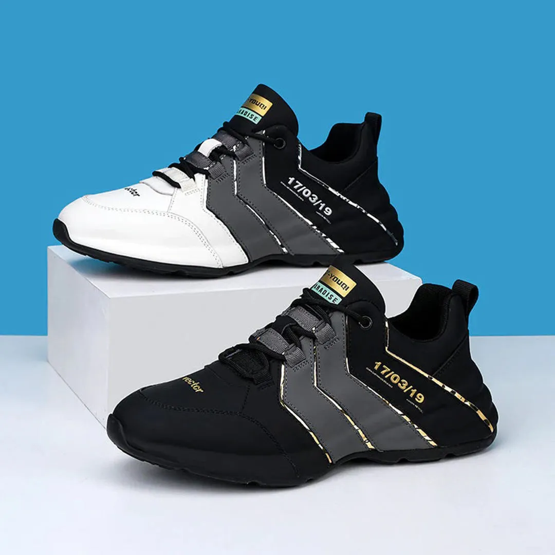 Vector - Men’s Athletic Sneakers - Breathable Mesh - Lightweight Cushioned Sole - Lace-Up Fit