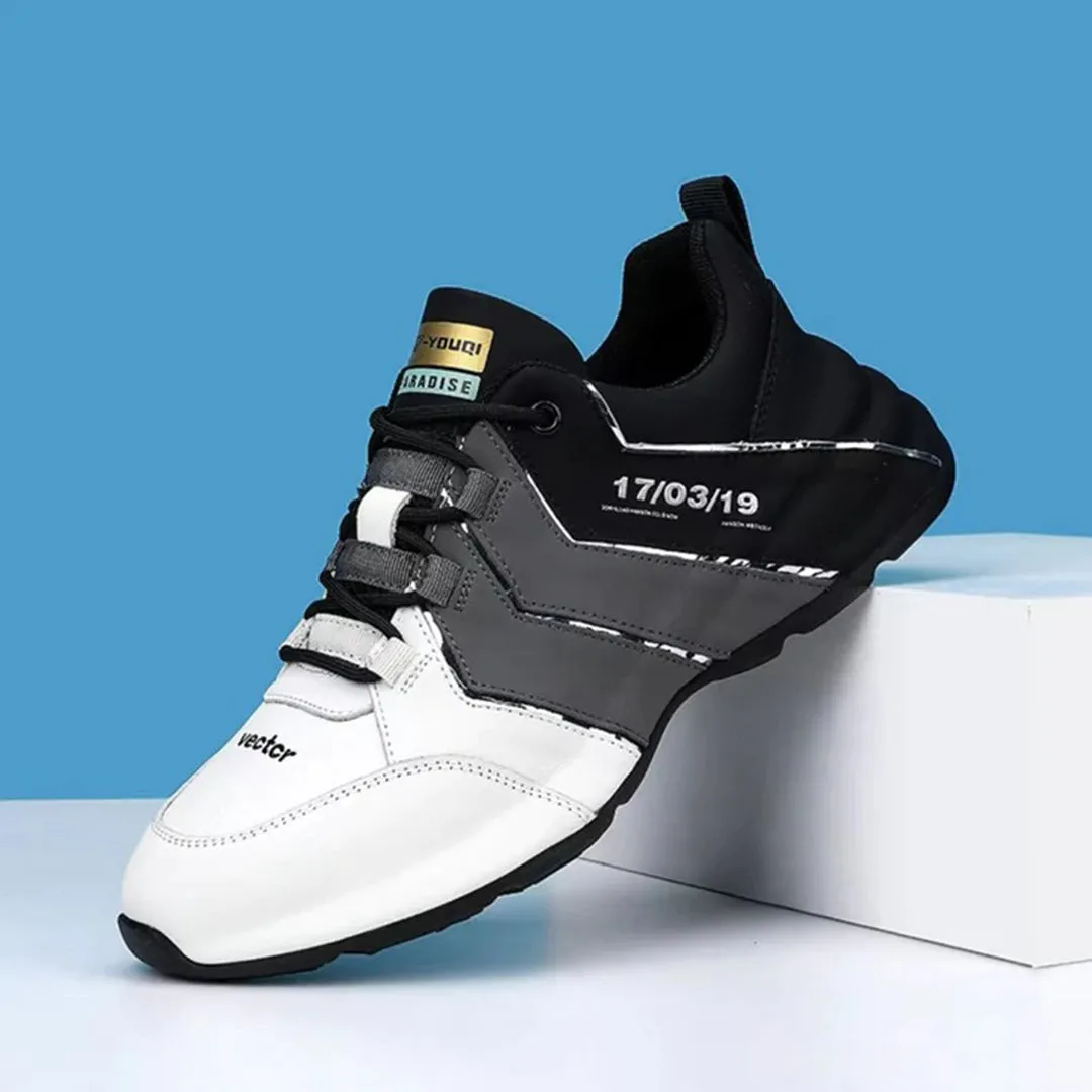 Vector - Men’s Athletic Sneakers - Breathable Mesh - Lightweight Cushioned Sole - Lace-Up Fit